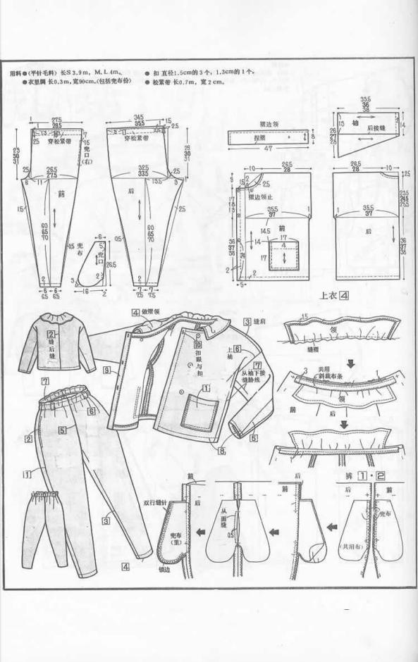 做衣服怎么看布料横着还竖着裁剪,衣服裁剪零基础入门视频教程