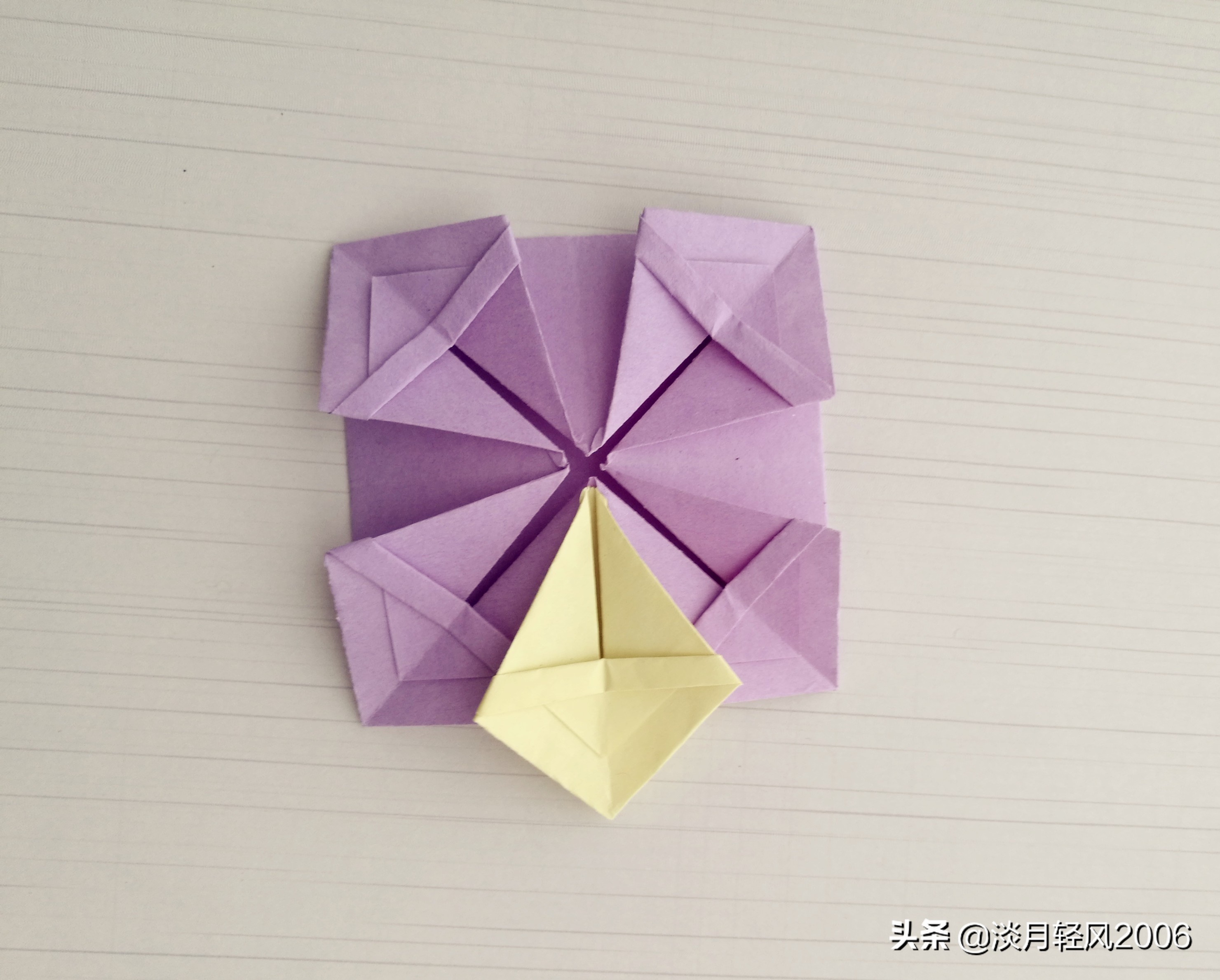 手工DIY制作花篮,简单折少女心的手工