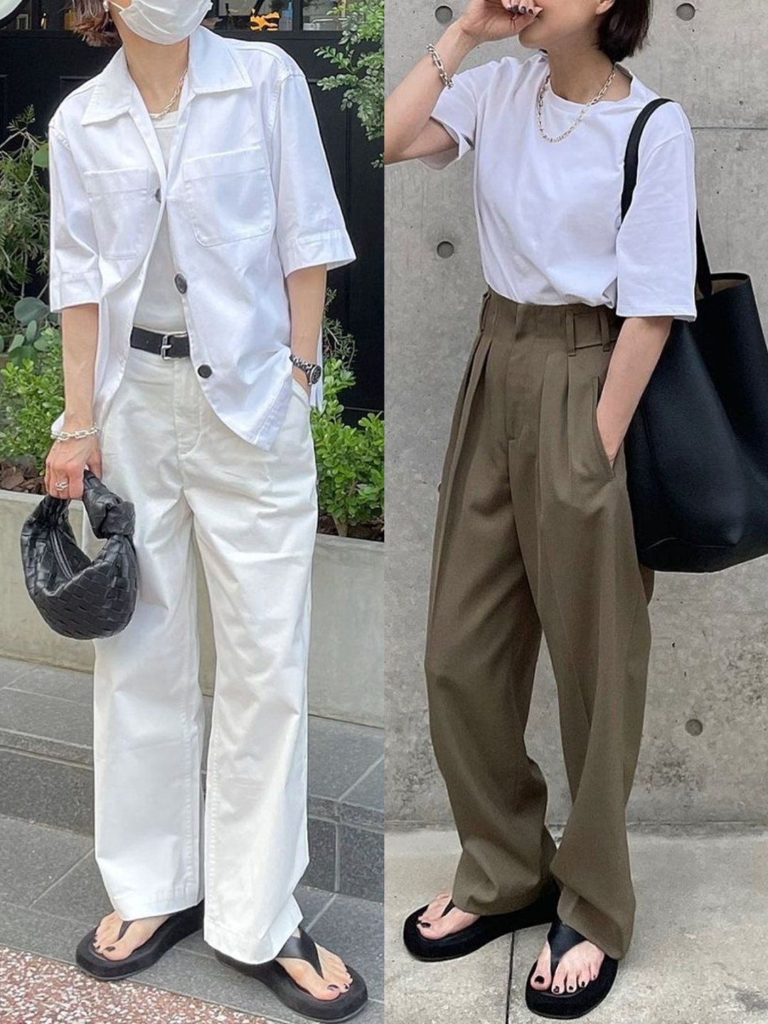 三七分穿搭女生高个子,九分小个子穿法