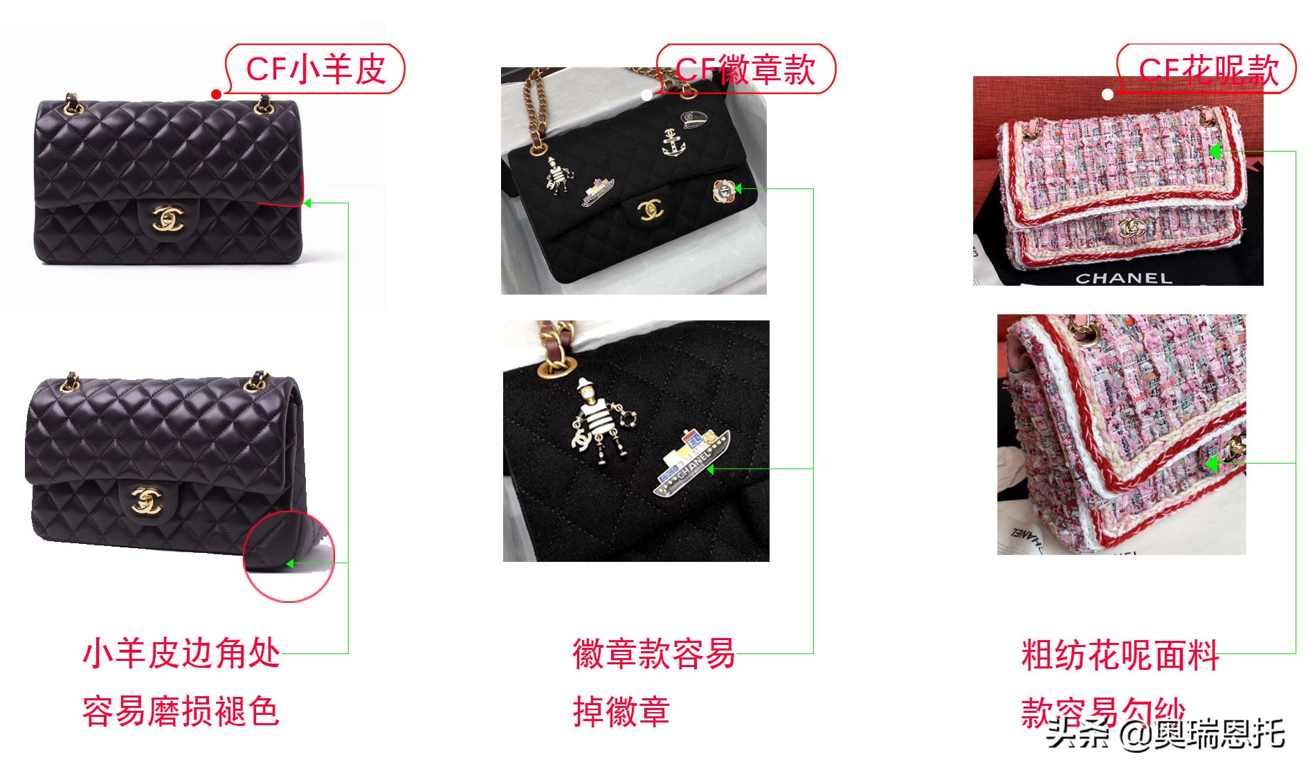 chanelcf怎么辨别真伪,香奈儿chanel257真假