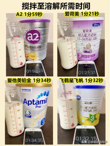 飞鹤星飞帆和爱他美澳洲白金版,奶粉0-6月龄1段飞鹤臻爱飞帆