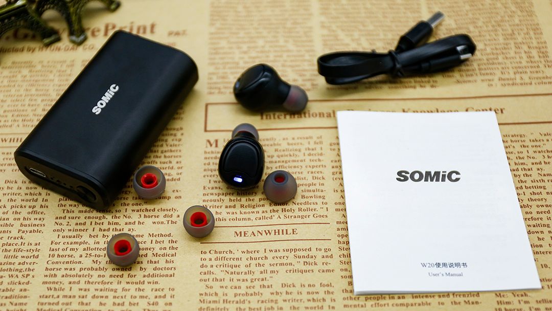 硕美科w20真无线蓝牙耳机,硕美科w20怎么两个耳机同步