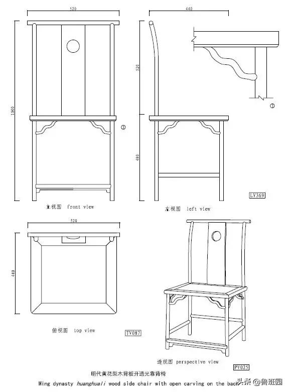 明清家具全套设计图,明清家具图纸