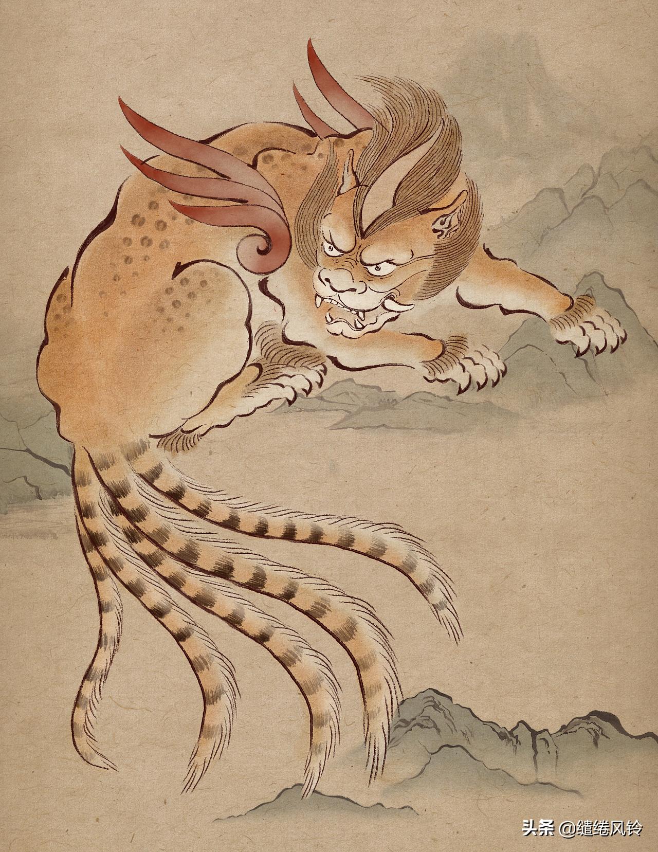 全部山海经神兽彩图,山海经76种神兽图片及名字