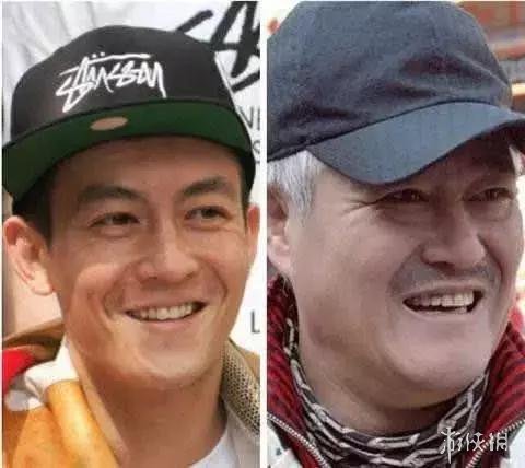 男神们都老了,吴彦祖赵本山对比照