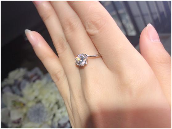 新宝蓝色莫桑钻,莫桑钻40d色