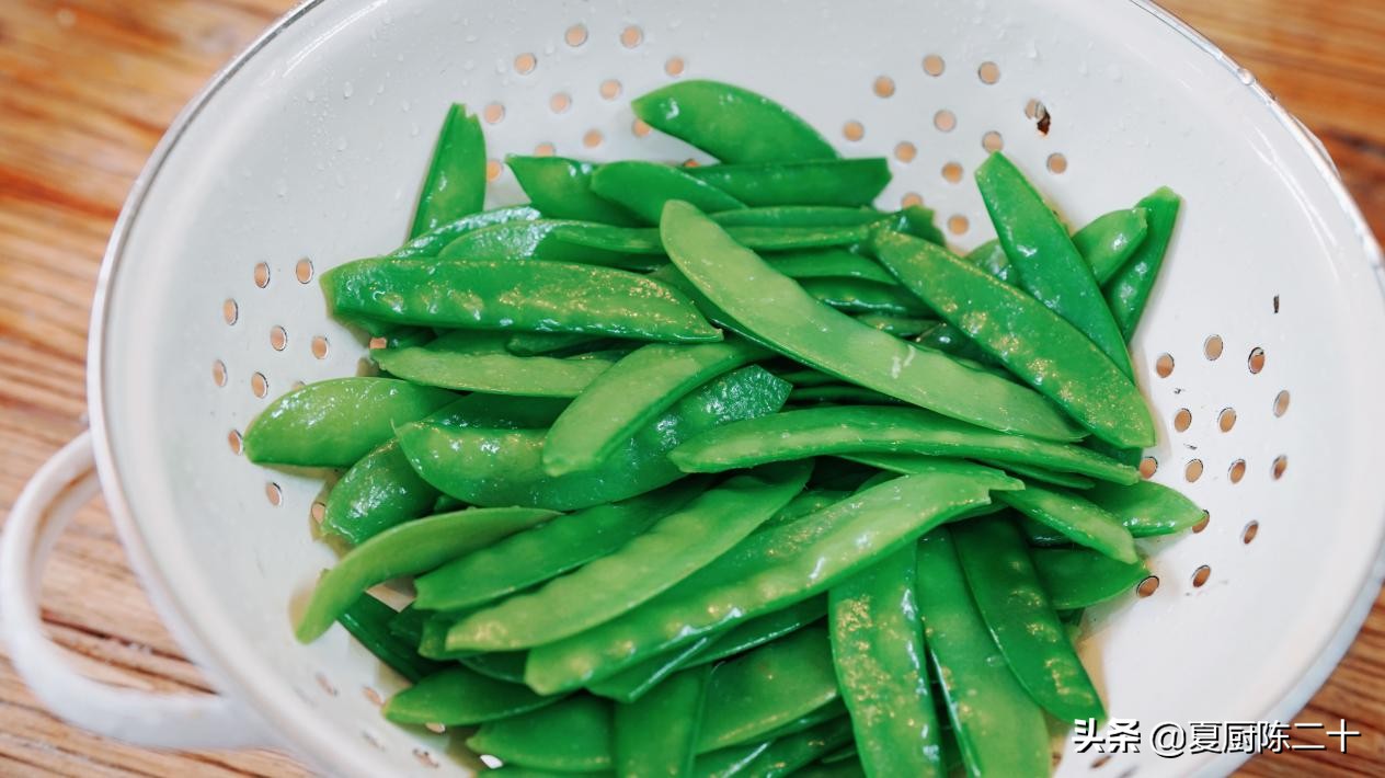 会吃的人吃的东西,素炒荷兰豆口感清脆美味下饭