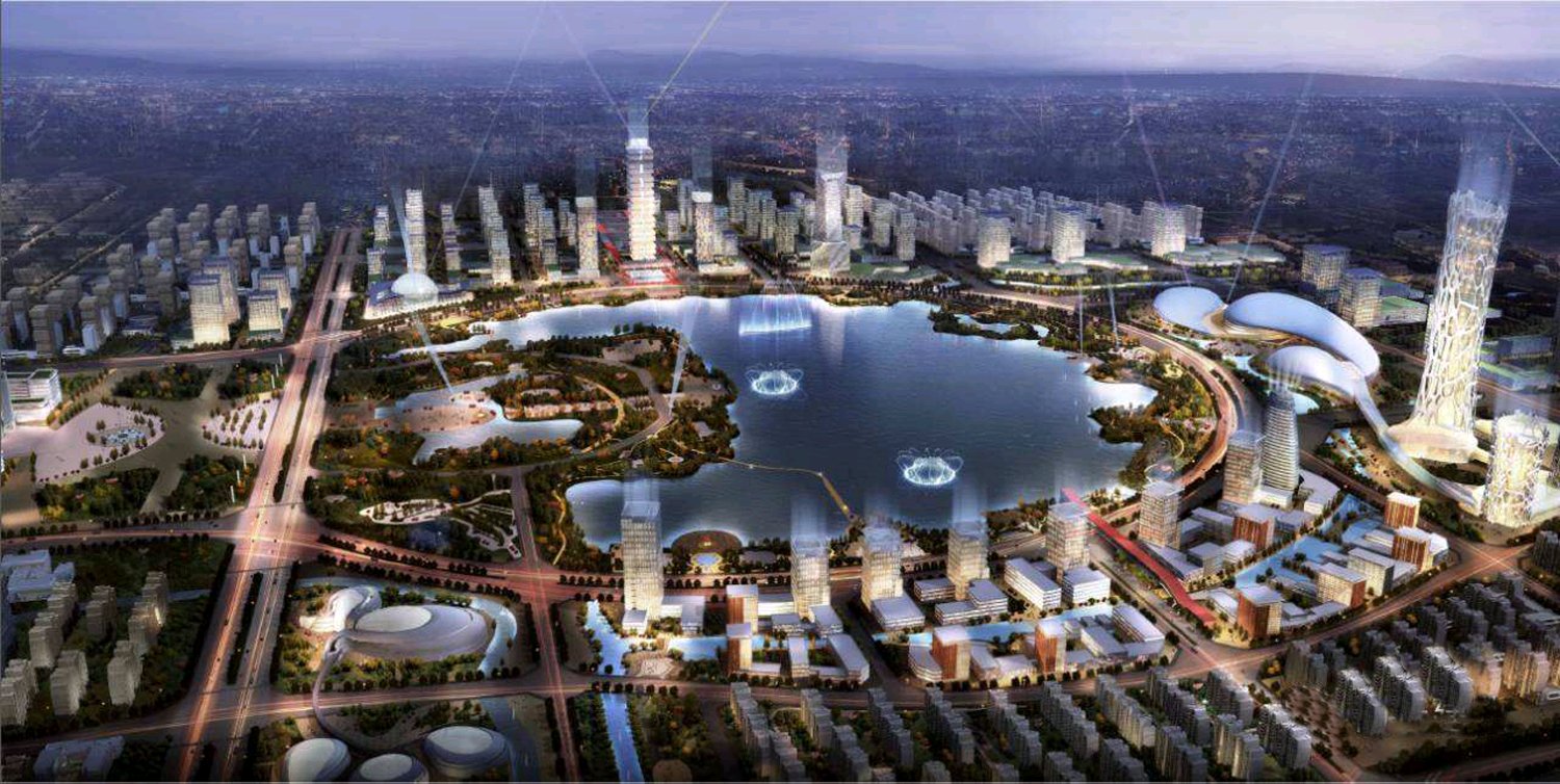 商丘日月湖CBD宋城路,日月湖cbd商务中心区