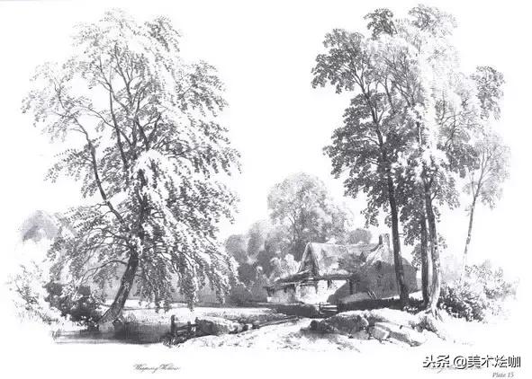 40张经典素描,40张经典素描风景图快拿去临摹吧