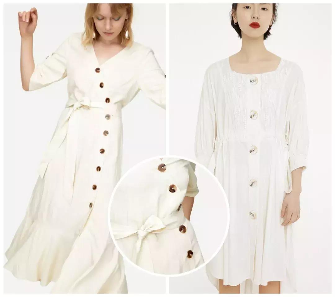 收腰显瘦纽扣,新款高腰多纽扣修身显瘦