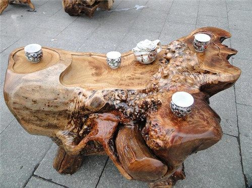 根雕茶几制作,最简单的根雕茶几制作全过程