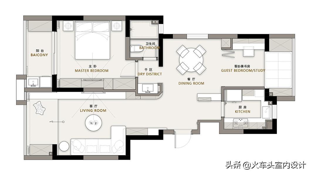 餐边柜设计效果图现代简约高级,简约设计高端制作