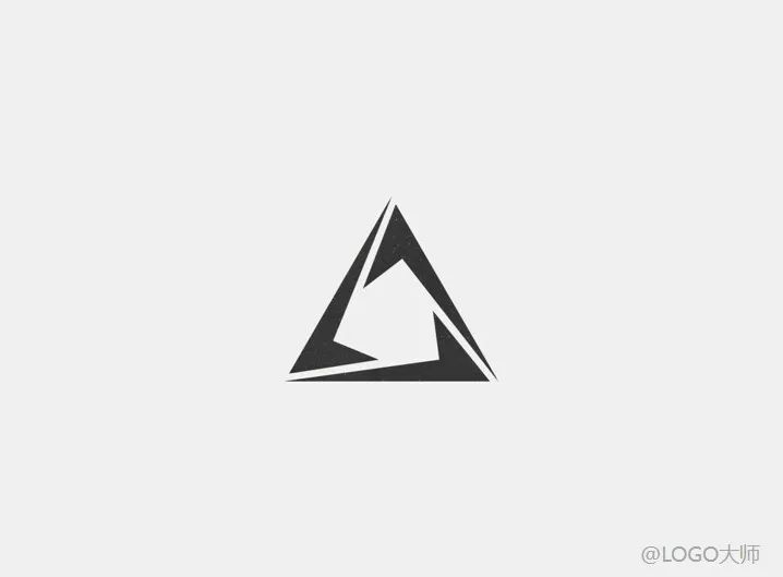 三角形元素logo,心形元素创意logo设计欣赏