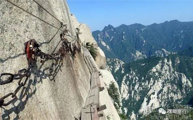 专治各种恐高症的玻璃栈道,少华山玻璃栈道旅游攻略