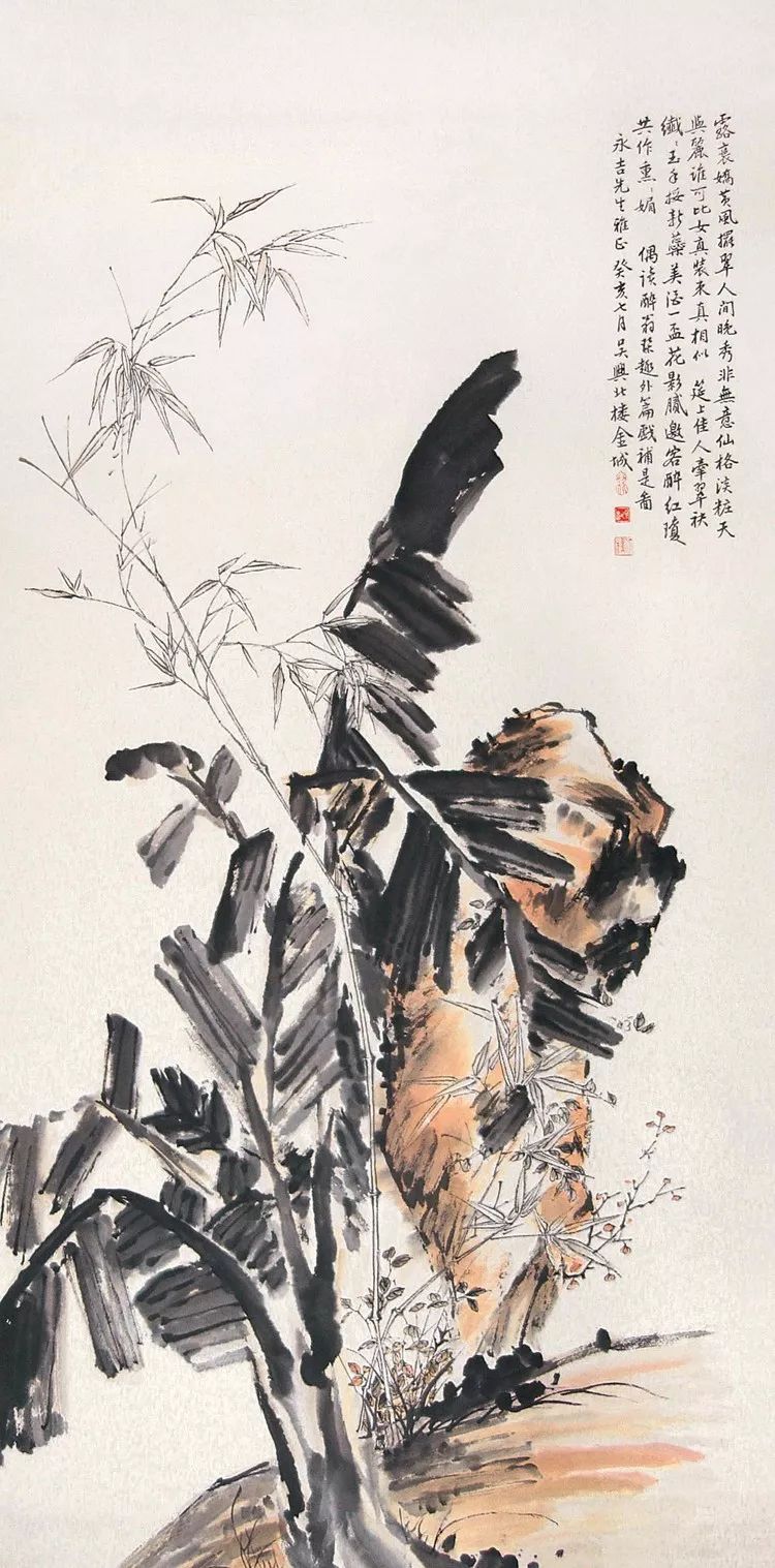 他45岁之前以临摹为主，46岁后创作即达高峰