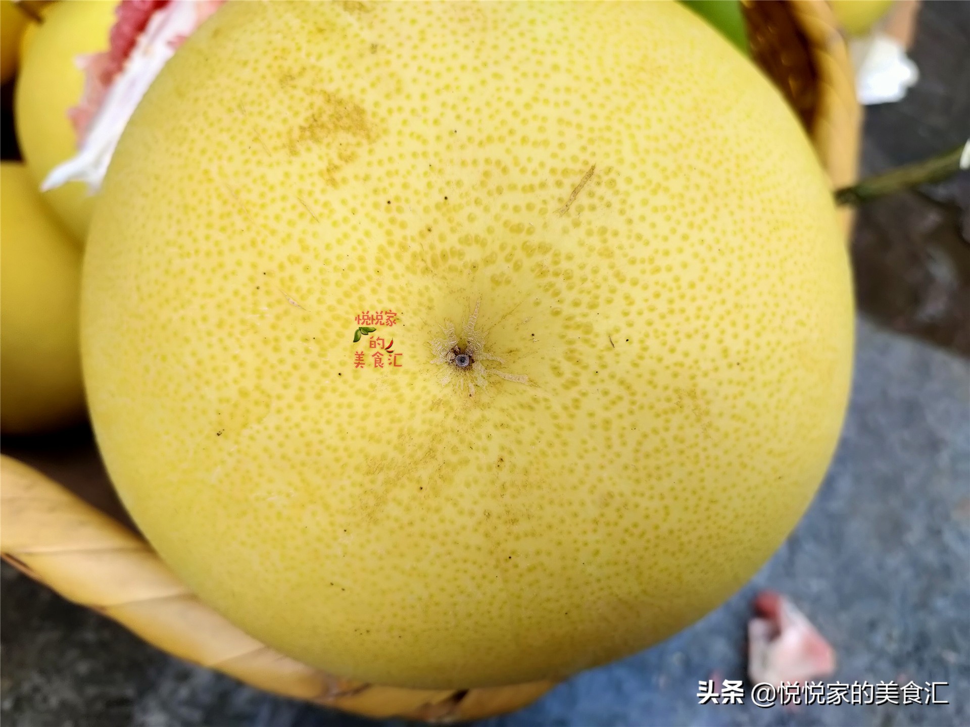 怎样挑柚子最甜,怎样挑柚子好方法图片