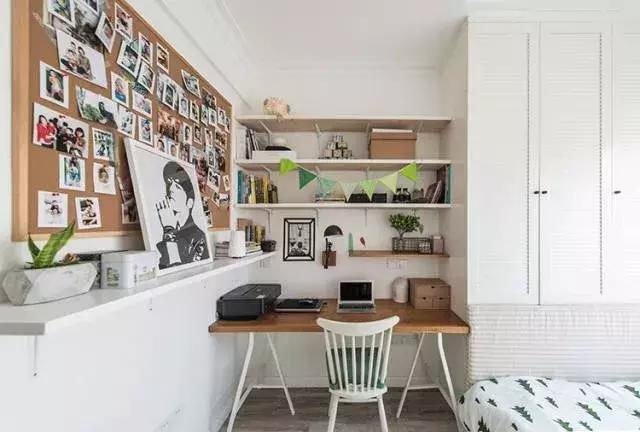 1.6米带转角书桌带书架书柜一体,2021书桌书柜衣柜一体效果图简约