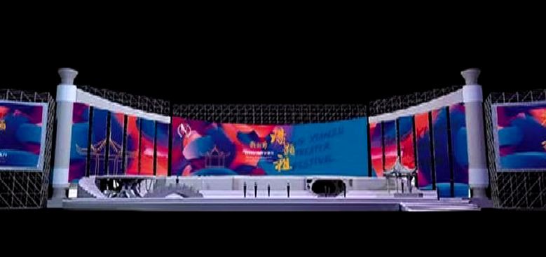 汤显祖戏剧节开幕典礼现场,2021汤显祖戏曲节