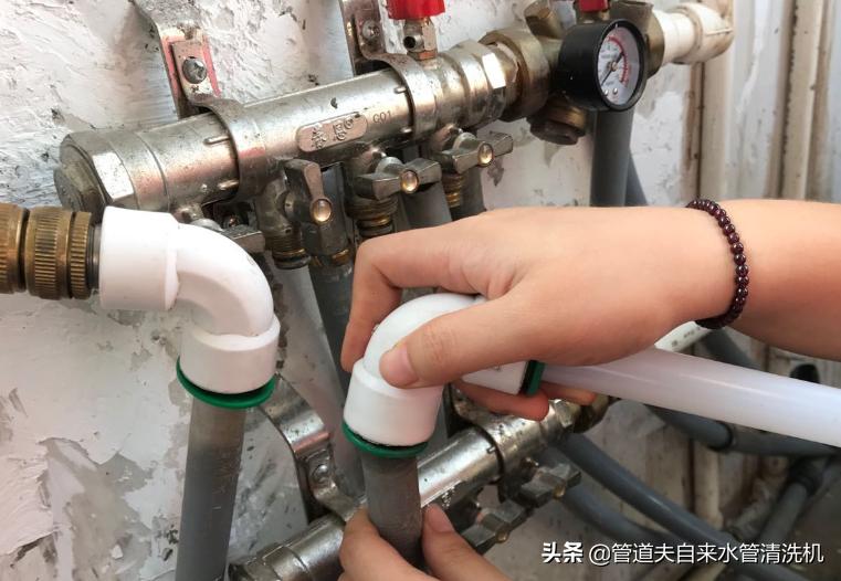 海绵弹清洗地暖详细操作步骤