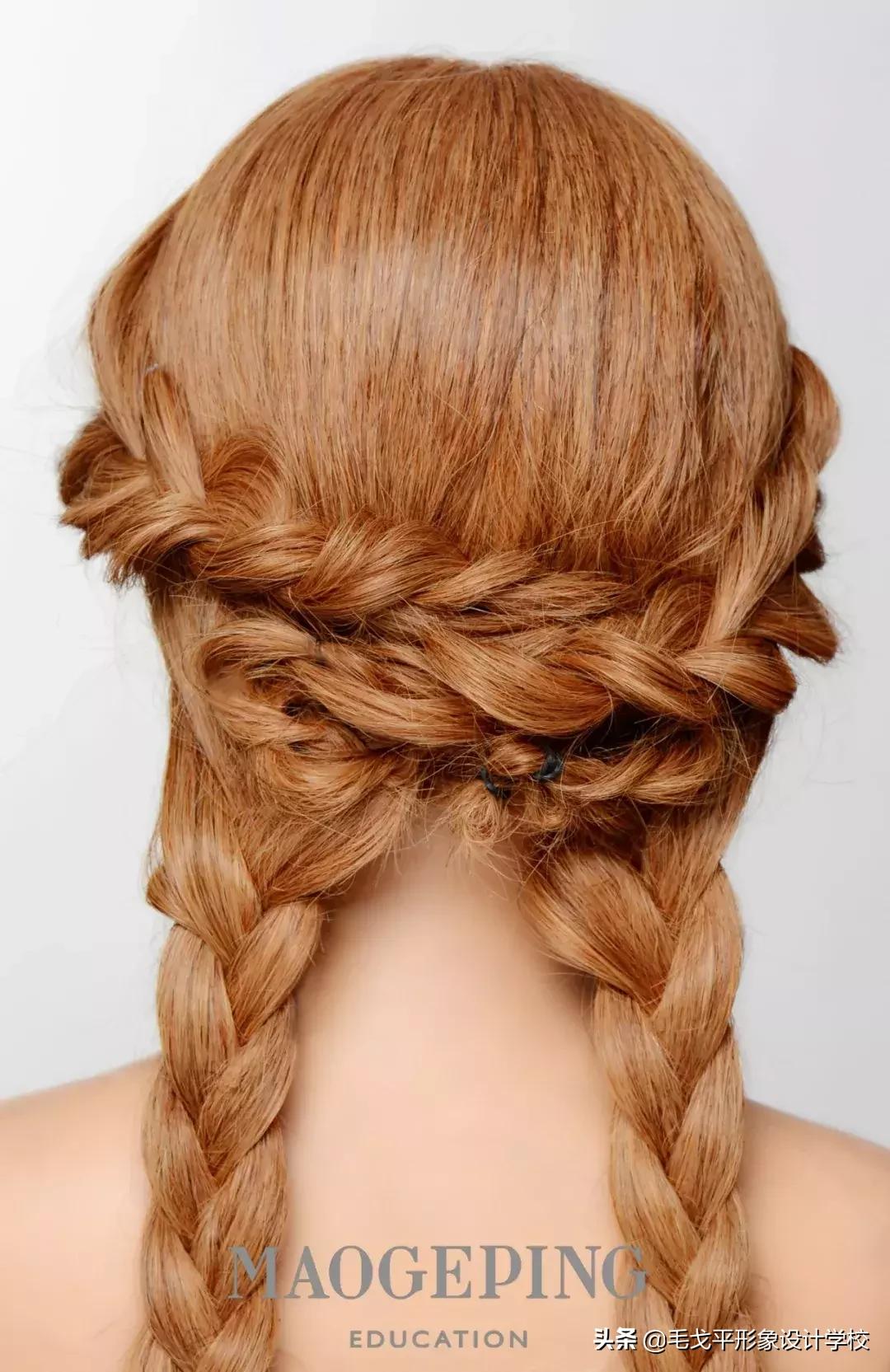 简单高贵晚宴发型步骤,时尚晚宴发型教程