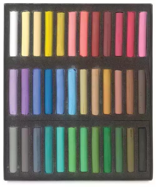 色粉笔技法,色粉笔怎么调各种颜色