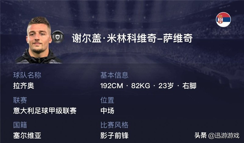 塞尔维亚中场米林,中场未来之星