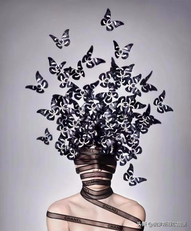 美女画家画美女，怎么看怎么美，看着她的画呼吸都要停滞了