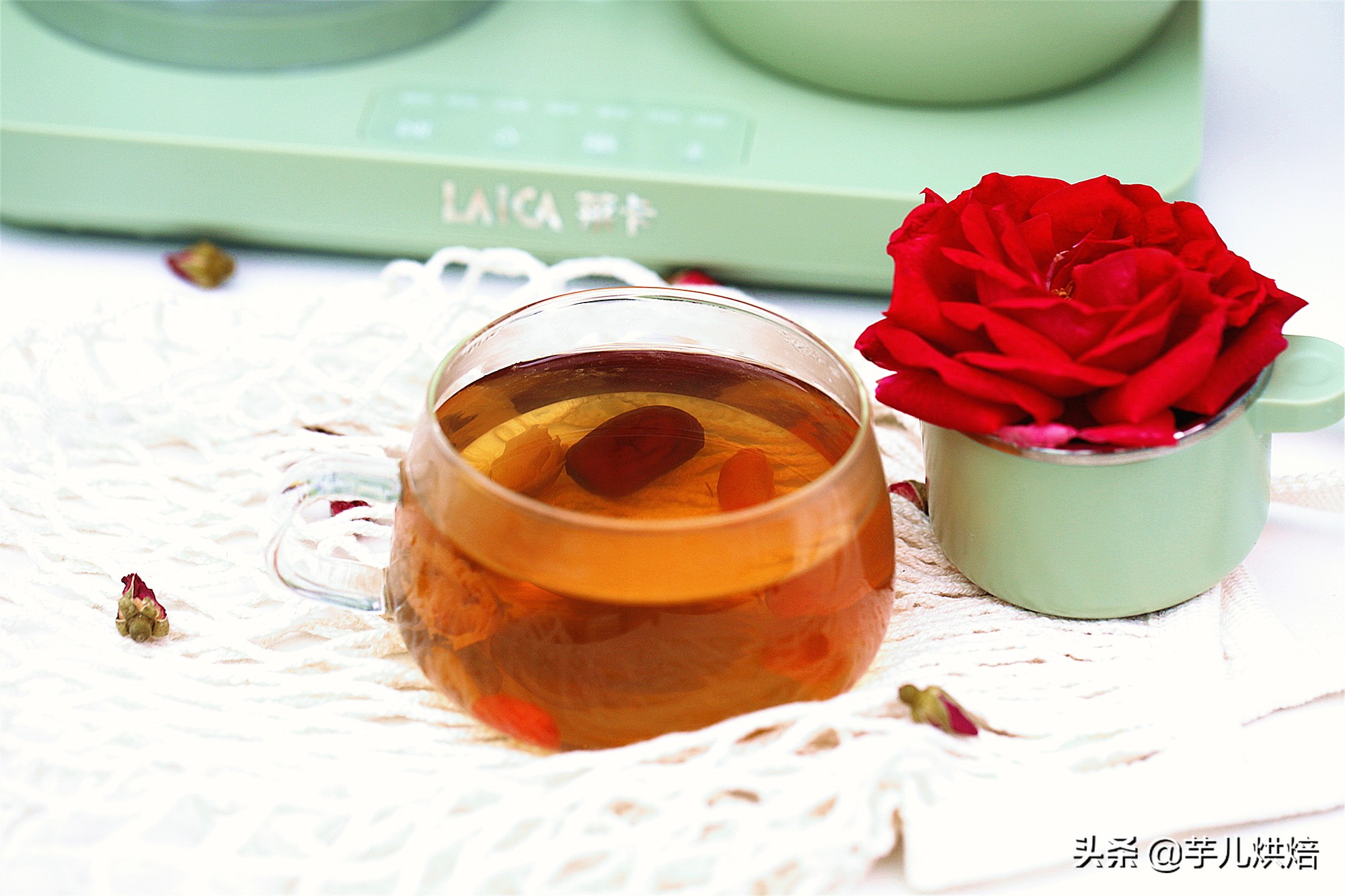 适合冬天喝的花茶和水果茶做法,夏日自制茉莉花茶茶饮