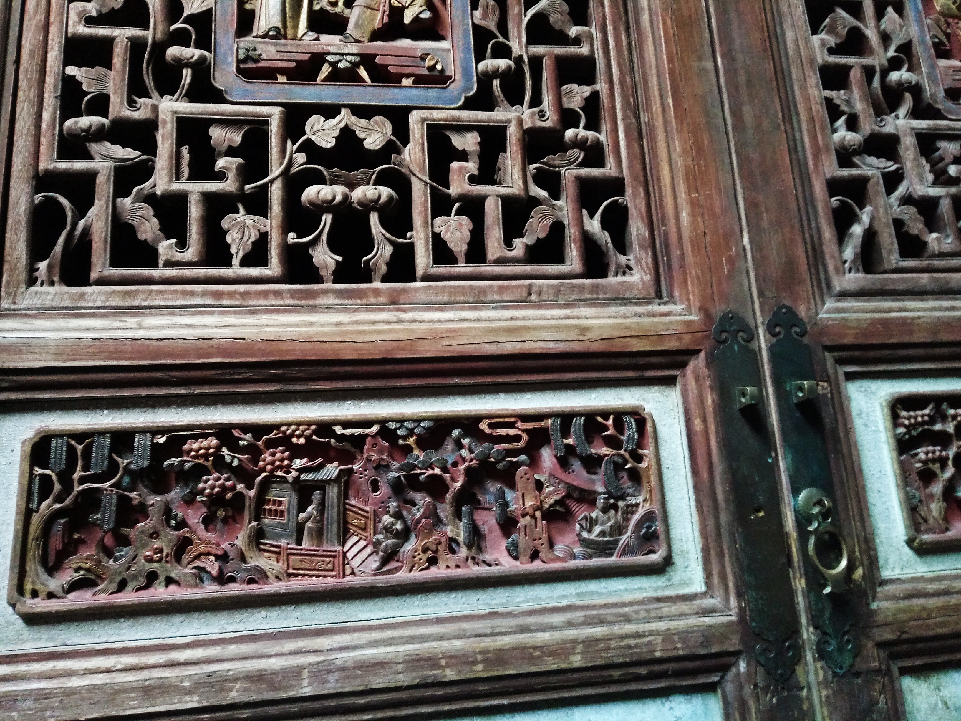 徽派村落宏村风景,山为牛头树为角的意思