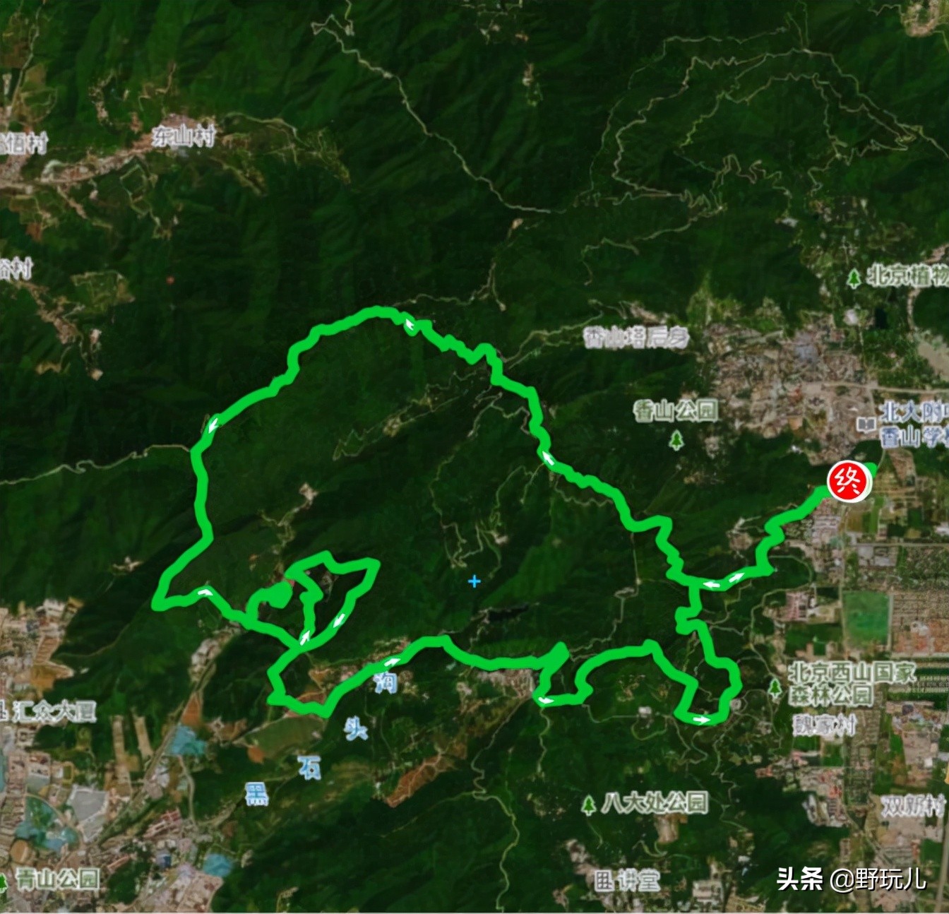 徒步旅行轨迹图制作,徒步路线图100个经典