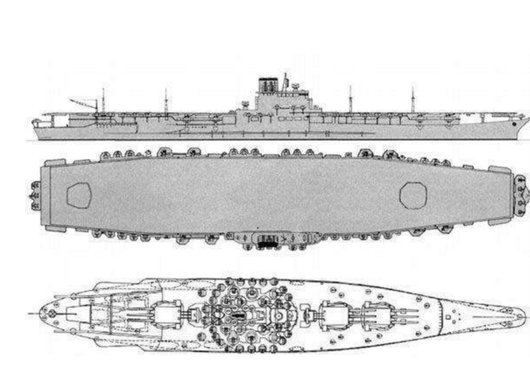 二战日本信浓号航母,二战日本最坚固航母排水量