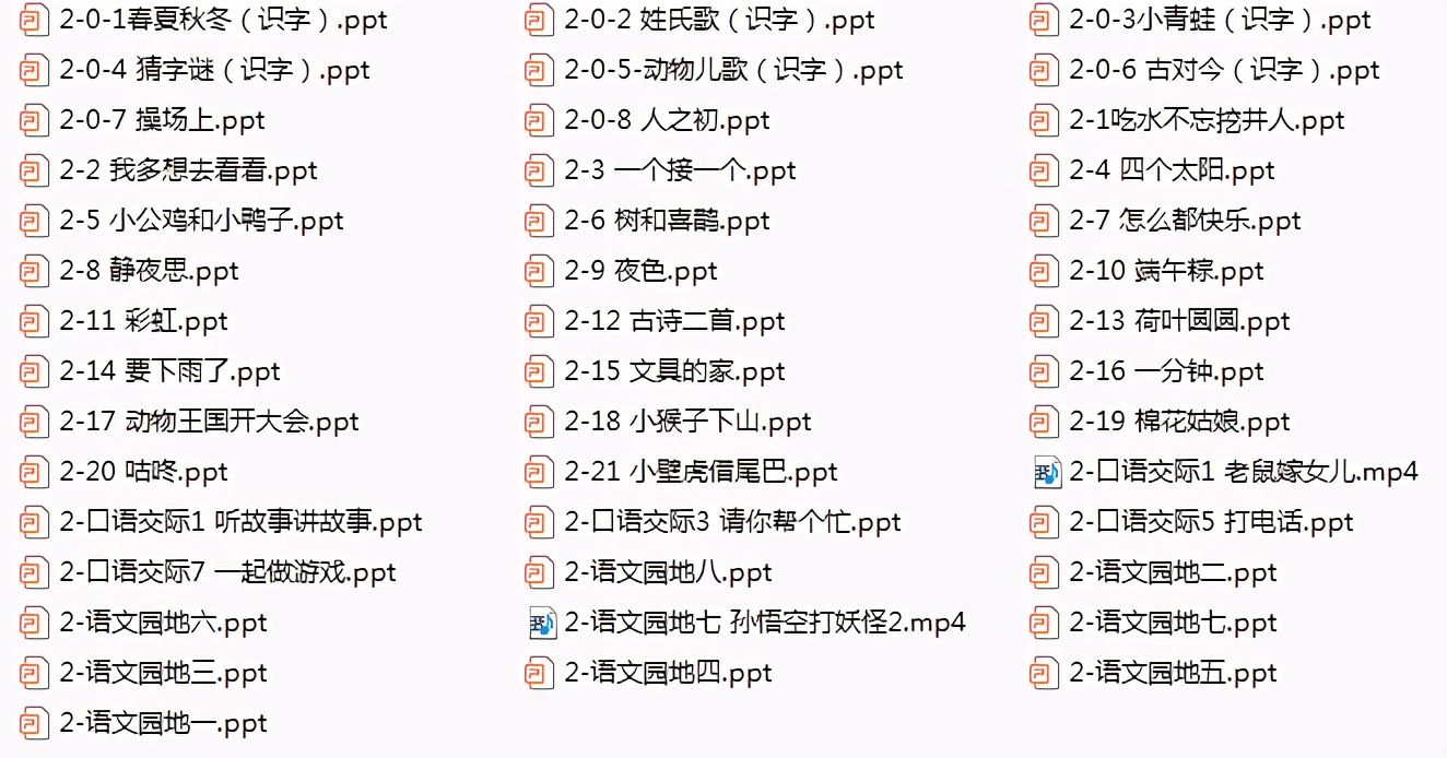 一年级语文下册预习清单电子版,部编版一年级语文下册全册预习单