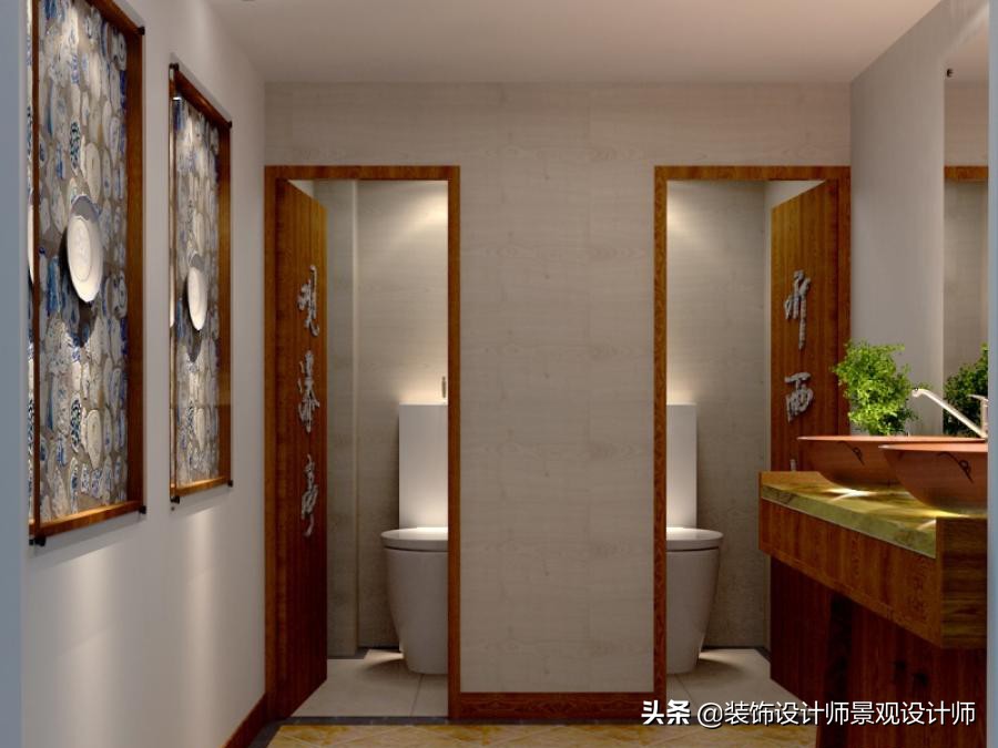 50平米禅意中医养生馆设计图,中医养生理疗会所设计