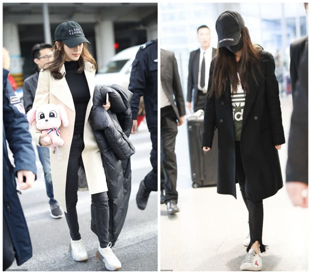 baby穿露脐装秒变小腰精,五五分假胯宽身材穿搭