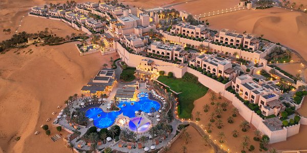 阿布扎比海边度假,海滩和沙漠