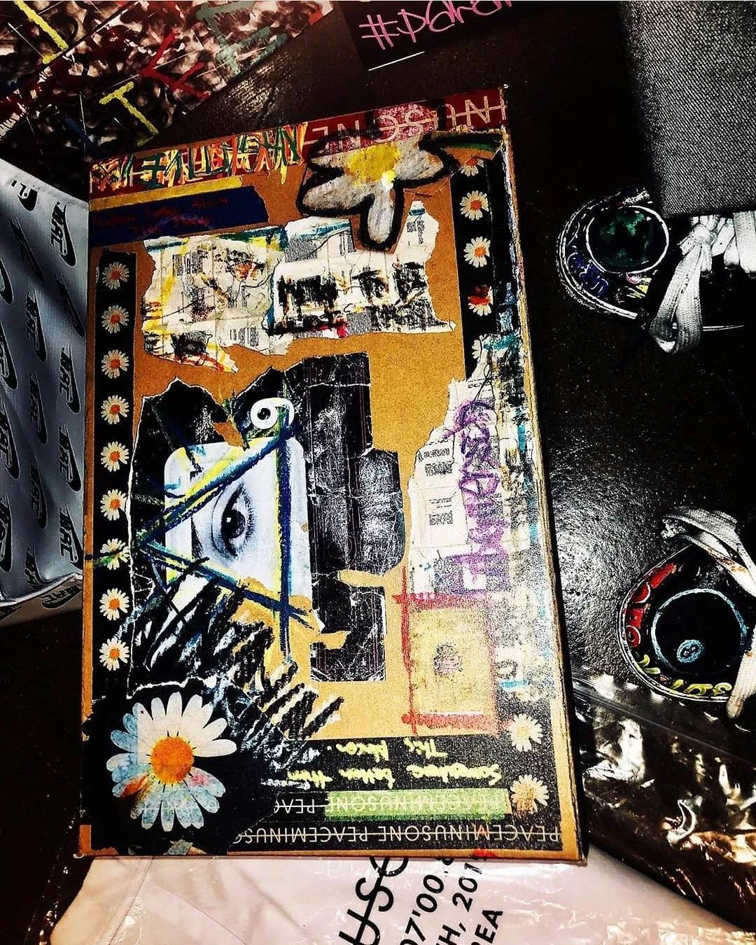 权志龙xAF1鞋面“刮”开居然这么秀?这刮的不是鞋是钱啊