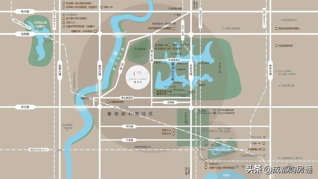 天府新区麓湖临湖精装大平层,天府新区麓湖旁精装跃层