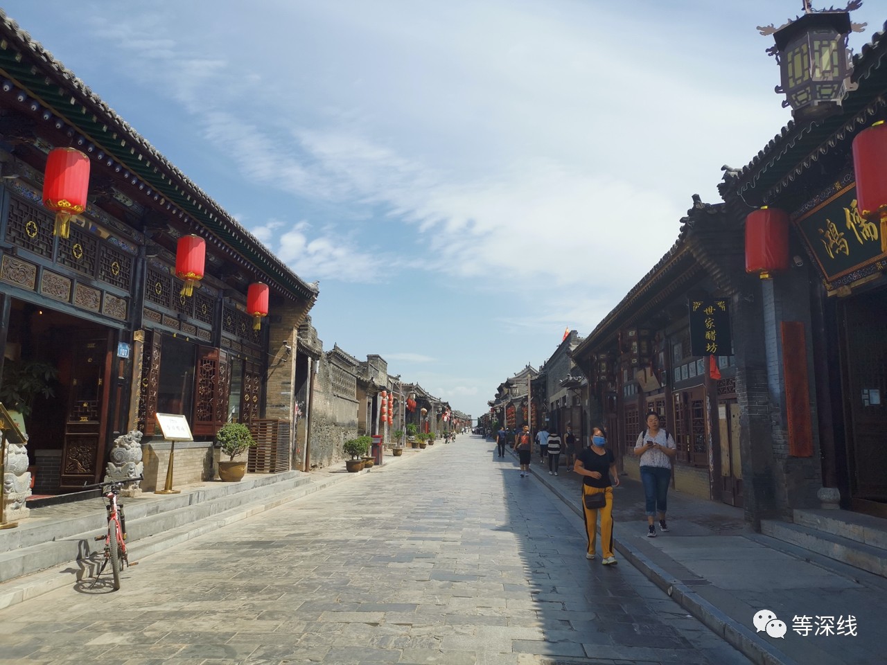 平遥高层租房,等深线古城平遥