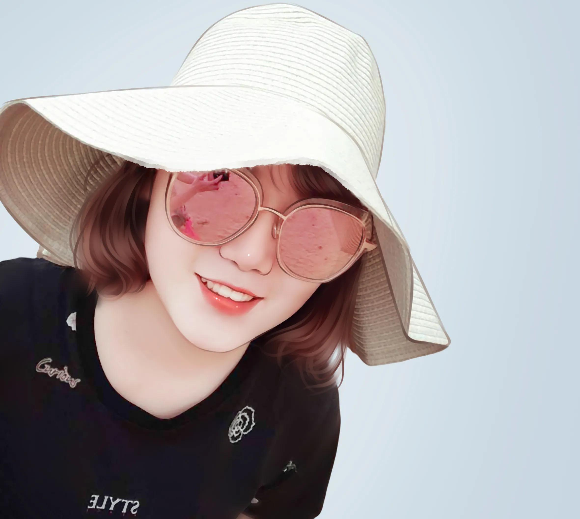 可爱的芭比娃娃手绘头像,换一换你的微信头像吧