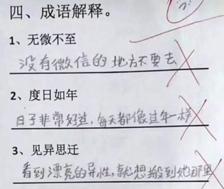 爆笑作业和作文,爆笑作业大全