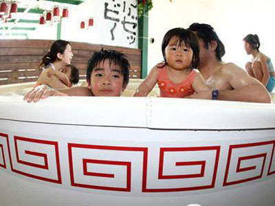 日本泡温泉混浴,日本网友泡温泉