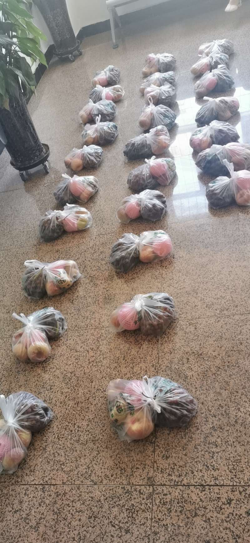 乌鲁木齐“仓盛社区送”爱心水果,情系抗疫一线社区志愿者