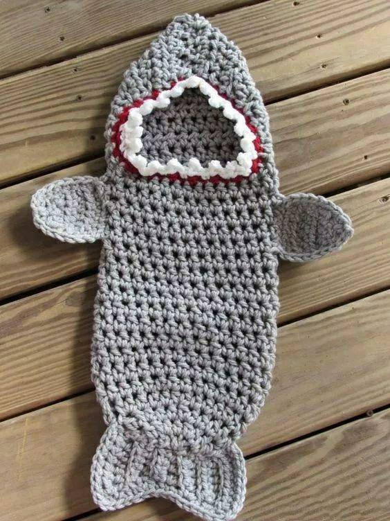 钩儿童睡袋视频教程,毛线睡袋的钩织方法