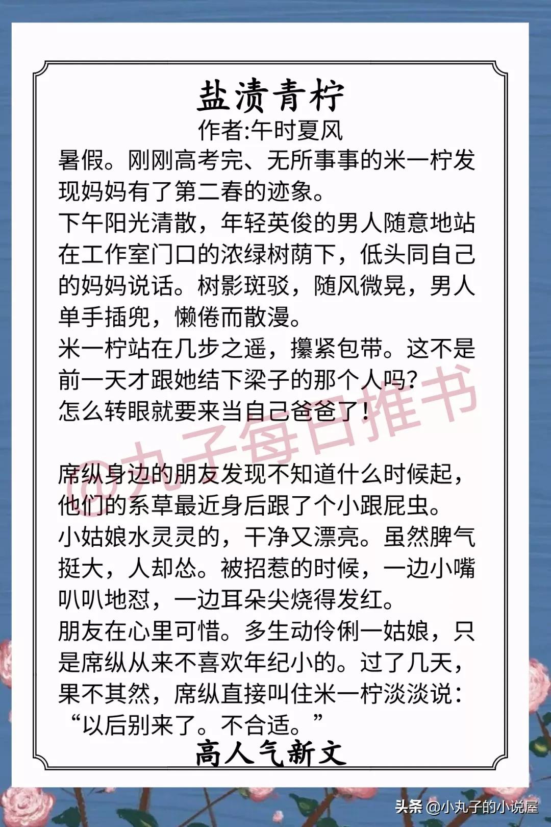 好看的温馨甜宠文小说推荐,苏苏甜甜的甜宠文推荐