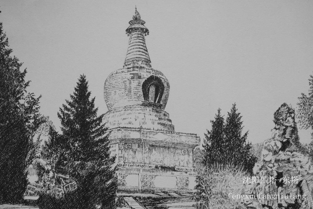 情系山水画作品,情系沈阳