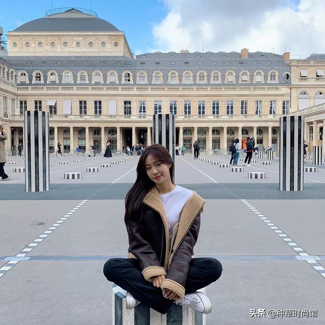 夹克直筒裤,夹克直筒裤穿搭