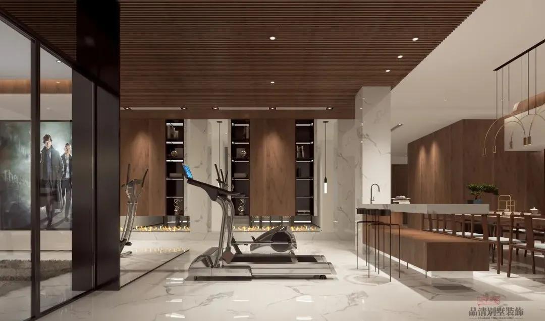 700平米现代轻奢装修效果图,大户型现代轻奢设计