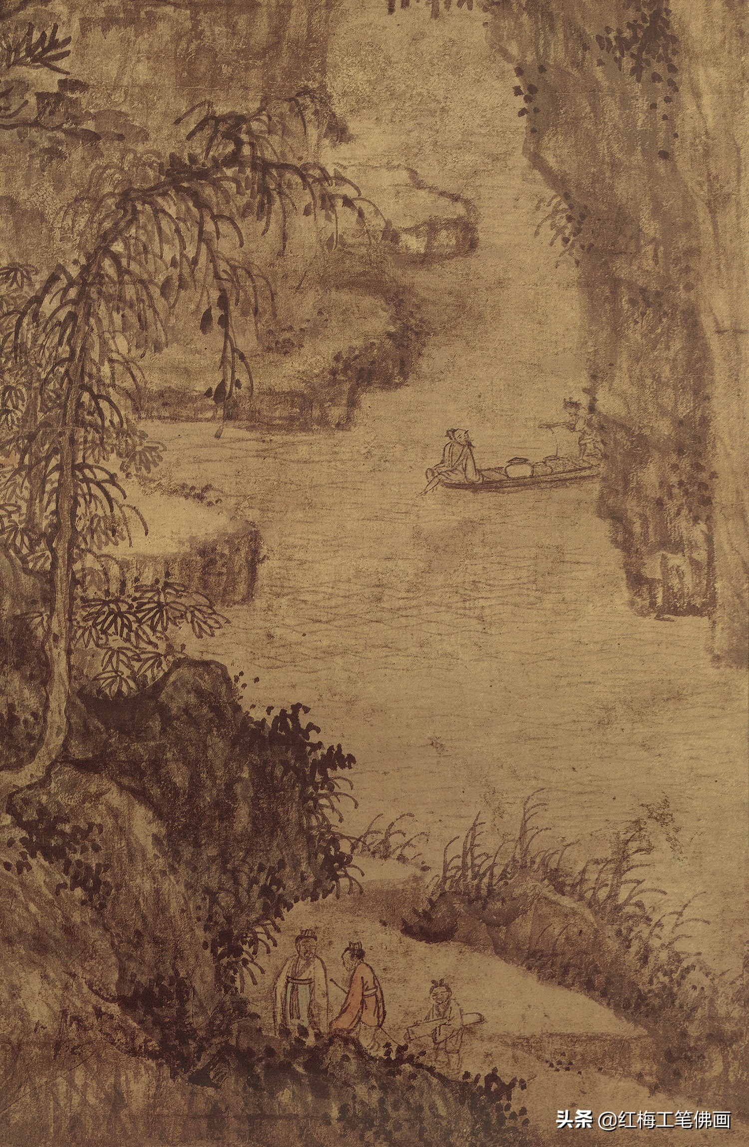 中国山水画表达的情感,中国山水画意境美就是诗情画意