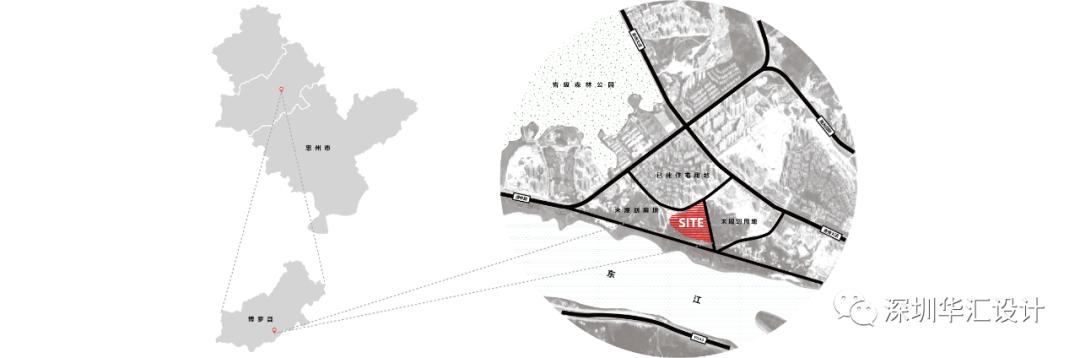 博罗中洲实验中学,博罗中洲实验学校示意图