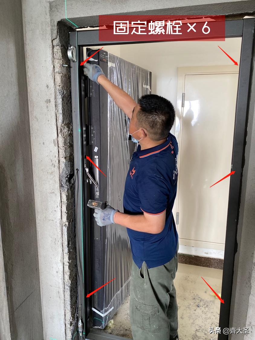 普通入户门怎么改装智慧门,入户门二次安装